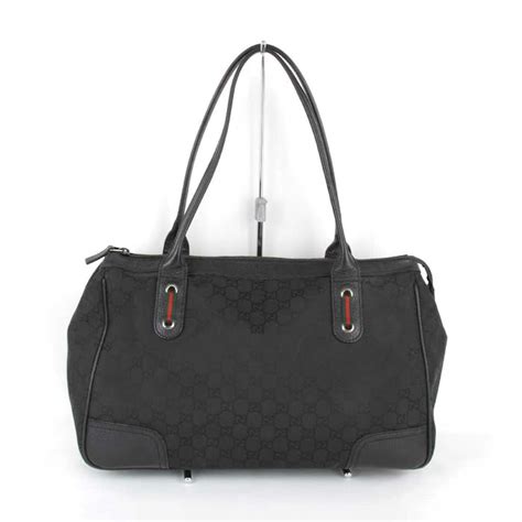 gucci black imprime tote bag 001998|gucci nylon tote bag.